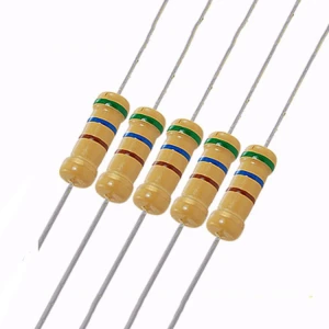 Electronic Passive Components Fixed Resistor with Resistors Function Manufacturers wholesale blue paint carbon film CF1/4W 1/6W