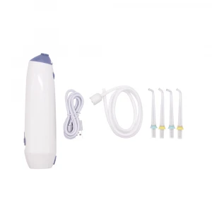 Electronic portable dental oral irrigator teeth cleaner water pick
