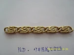 Elegant parts washable accessories Fashionable Metal Chain Links For Bag / Shoes and Cloth