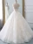 Import ELWD0000014 Wedding Dresses Tulle sheer lace V neck sleeveless Fashion Customized Element Bridal dress from China