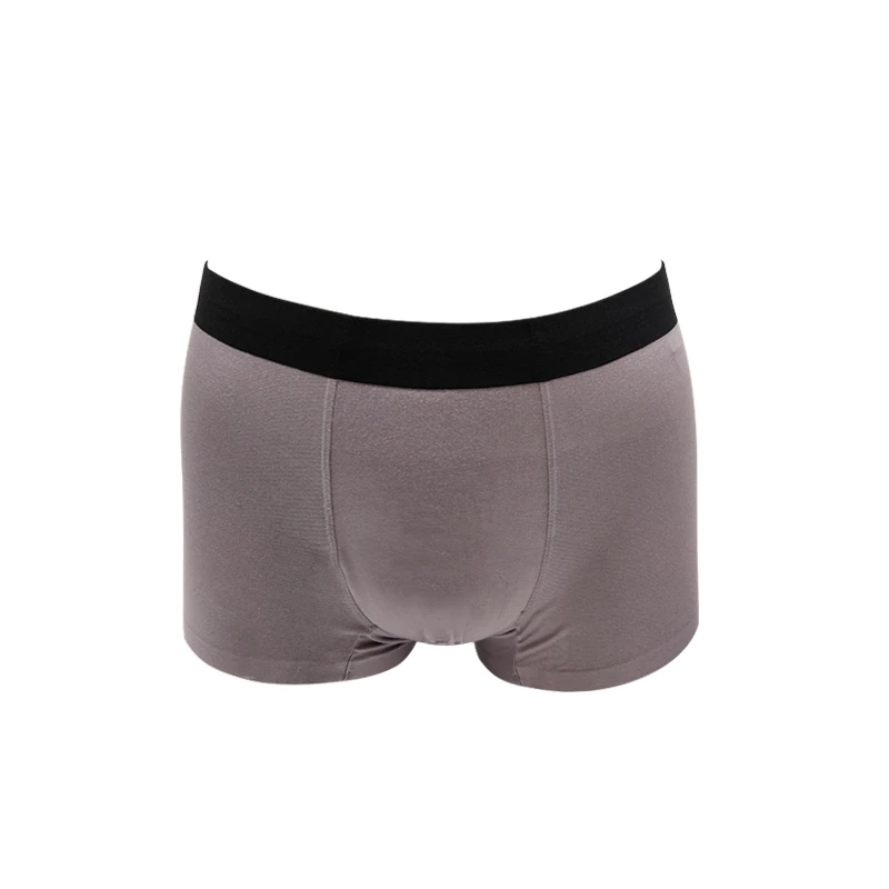 Enerup OEM/ODM Plain Black Men&#x27;s Lenzing Modal Boxer Shorts Briefs Underwear