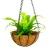 Import Environmental friendly Black metal iron wire round hanging flower basket with substitutable coco liner from China