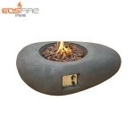EOS FIRE smokelesss outdoor fire pit stainless steel outdoor patio furniture with gas fire pit
