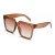 Import European and American Retro Fashion Style Big Frames Trendy Leopard Print Sunglasses from China