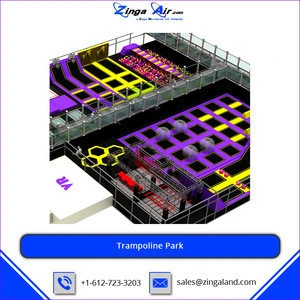 Exhibiting Highest Quality and Reliability Kids Rides Big Amusement Trampoline Park