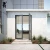 Import exterior aluminum alloy glass casement door aluminum entrance door from China