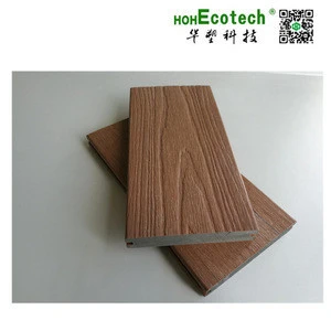 Exterior Home Garden Timber Raw Materials Co-extrusion Wood Composite Decking Flooring 138x23mm