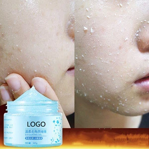 Facial exfoliating dead skin gel lip whole body scrub private label