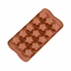 Factory Direct Amazon 15 Cavities Mini Stars 3d Silicone Chocolate Molds Candy molds