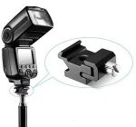 Factory Direct Sale Kasin 1/4 Screw Hot Cold shoe Mount Adapter for Flash Bracket Photo Studio Accessories