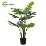 Factory Direct Sale Monstera Deliciosa Large Leaf Decorative Artificial Plant
