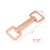 Import Factory direct sale zinc alloy durable accessories buckle solid leather rose gold metal buckle from China