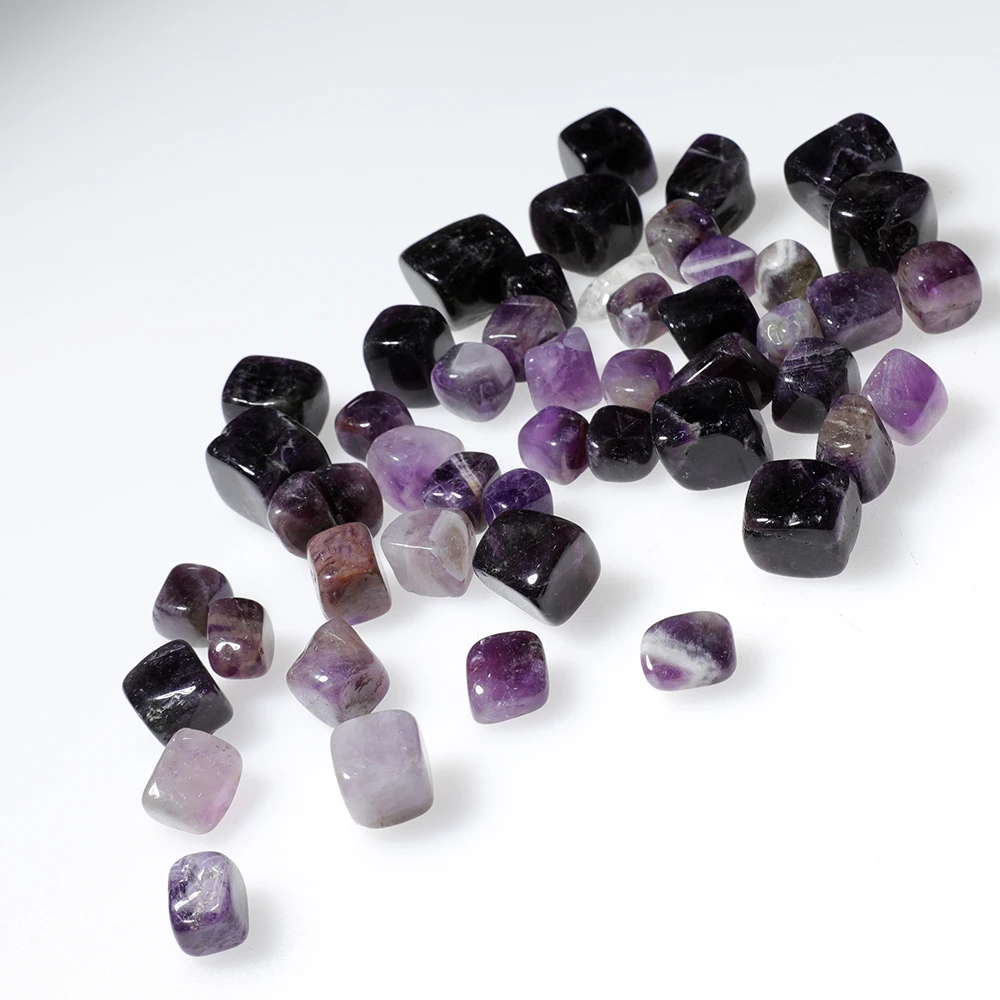Factory direct wholesale price crystal healing Amethyst cube irregular tumbled stones