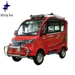 factory directly eco friendly  mini fan and heater equipped elders or disabled 4 wheels scooter  enclosed electric tricycle