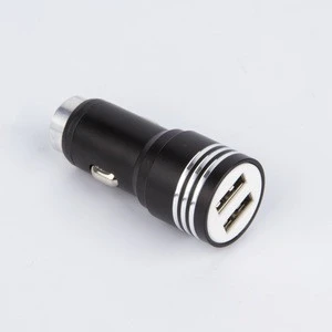 Factory Hot Selling dual port usb car charger,mobile phone fast charger,high quality car charger