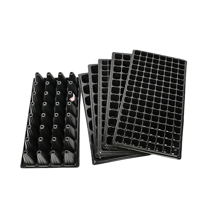 Factory Hydroponic plastic Nursery seed tray starter kit seeding on the tray