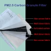 Factory Low Price BFE 90% 95 % PM2.5 Activated Carbon Granule Filter Carbon Activated Media Filter