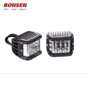 Factory price best quality 12V 24 Volt White Amber Red Blue Dual Color 60W Pods Offroad Strobe Flashing Truck Car Led Work Light