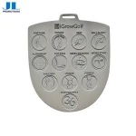 Factory Price Large Metal Golf Bag Tag for Golf Course