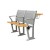 Import Factory Supplier Aluminum Alloy Folding High School Furniture Desk And Chair from China