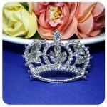 factory Wholesale alloy metal  crown pin brooch