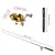 Import Factory Wholesale Lightweight Telescopic Mini Pen Fishing Rod Reel Combo Set, Aluminum Alloy Small Pocket Pen Fishing Rod- from China