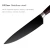 Import Factory Wholesale multifunctional stainless steel 8-inch black blade Chef kitchen knife from China