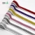 factory wholesale polyester knit tape 25mm metallic yarn stripe trim webbing  for sport wear decoration