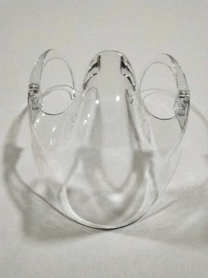 Factory Wholesale Transparent Clear Shield Lip Language Facemask With An Anti-fogging Glasses face shield