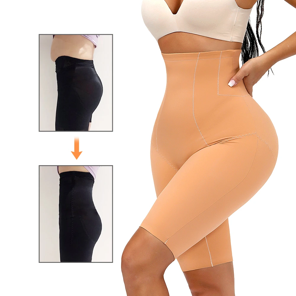 fajas hip padded seamless panties shaper compression hight waist tummy control colombian thigh shaper sweat women body shaper