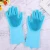 Import Fancy Food Grade Silicone Rubber Heat Resistant Brush Magic Scrubber Household Washing Cleaning Dish Washing Gloves from China