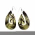 Import Fashion Jewelry Handmade Fish Hooked Shaped Coconut Earring Hand Painted Coconut Drop Earrings from China