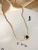 Import fashion trendy jewelry stainless steel gold plated necklace women from China