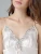 Import Fashion White Lacey Silk Nighty Dresses Classical silk babydoll from China