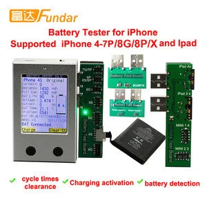 Fast arrival Battery Tester for iPhone 4 to iphone X a key clear cycle
