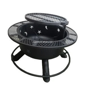 Fire Pit Outdoor Pcs Support Feature Flux Origin Type Heating Fps Post Table Place Model Hour Patio BBQ Grill