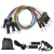 Import Fitness Resistance Bands Set Yoga 5 Tube Workout Bands Home Exercise Bands with Door Anchor Handles Ankle Straps Gym Equipment from China