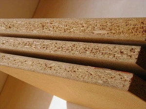 Flakeboards type plain chipboard manufacturers / melamine particle board