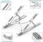Flexible Folding Height Adjustable Aluminum Foldable Portable Adjustment Desktop Laptop Notebook Holder Riser Stand
