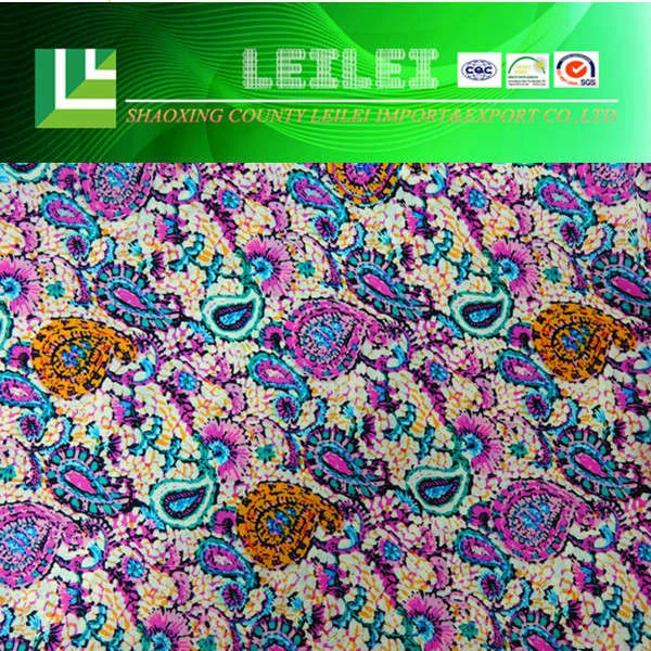 Floral Printed Rayon Viscose Fabric For Wholesale China