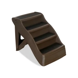 Folded Pet Carrier Dog Ramp with Exercise Wheels Convenient and Easy to Use