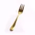 Import Food grade stainless steel western gold Knife Spoon Fork dinnerware set from China