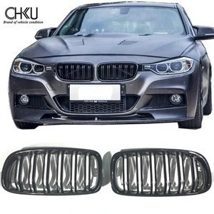 For 2012-2016 BMW F30 glossy black grill M3 glossy black front grille