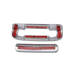 For Jeep Grand Cherokee 1999 2000 01 02 03 04 Rear Door Tailgate Handle Bezel Cover Chrome Plastic