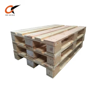 Four-way wooden pallets can be customized natural wooden pallets