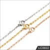 free sample 304 stainless steel gold necklace chain
