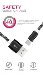 Free Sample 3.3 ft 1M 6.6ft 2M 10ft 3M Cheap Price Fast Charge Nylon Braided Usb Cabl Cable Mobile Cell Phone Charging Cord