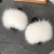 Import fur slides fashion fox fur slides slippers raccoon fur slides from China