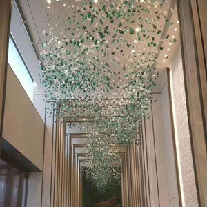 G-Lights Hot selling customized hotel decoration crystal chandelier pendant light