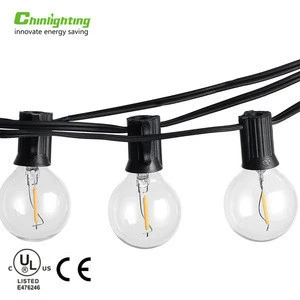 G40 Edison LED Filament Mini Dimmable Warm White 6W led string light Globe Light Bulb string